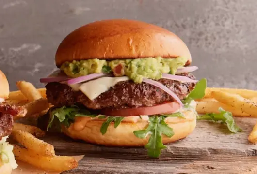 Twin Peaks Burger Menu Item