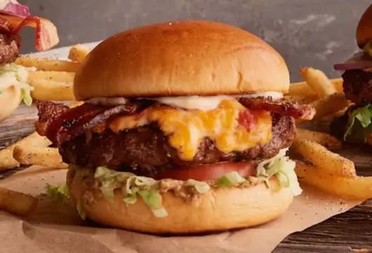 Twin Peaks Burger Menu Item