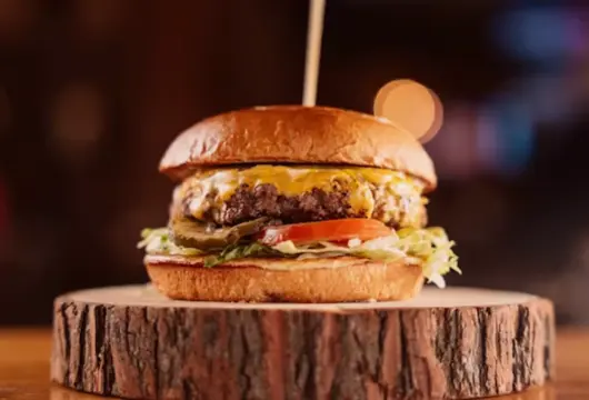 Twin Peaks Burger Menu Item