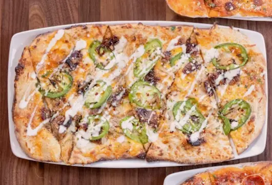 Twin Peaks Flatbread Menu Item
