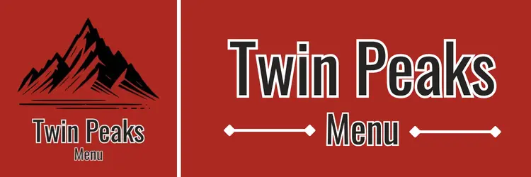 Twin Peaks Menu